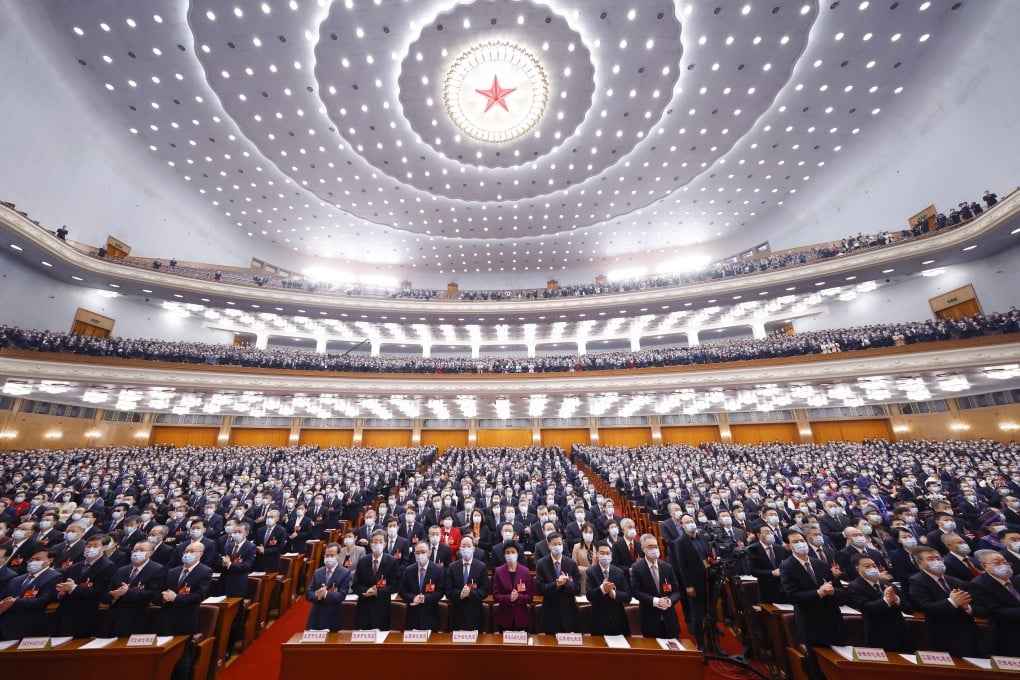The second plenary meeting of the first session of the 14th National People’s Congress (NPC) in Beijing on Tuesday. Photo: Xinhua