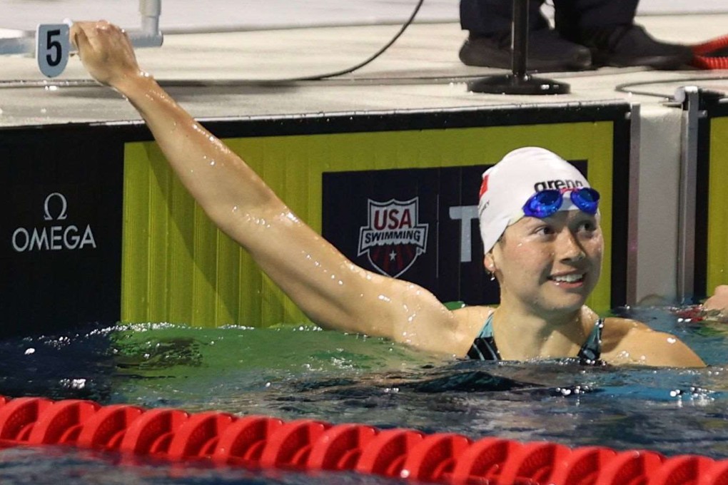 Siobhan Haughey at the Pro Swim Series in Fort Lauderdale, Florida. Photo: Swimming Association