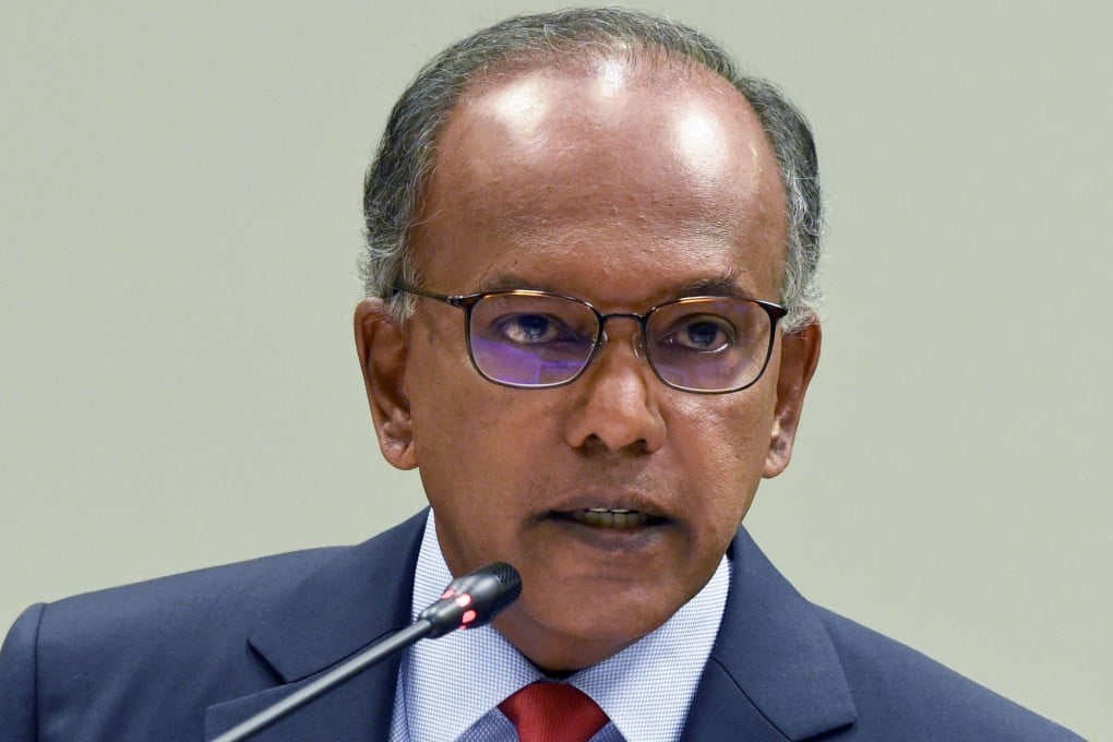 Singapore’s Minister of Law K Shanmugam said Russian aggression in Ukraine is inexcusable but West not ‘bystanders’. Photo: AFP/File