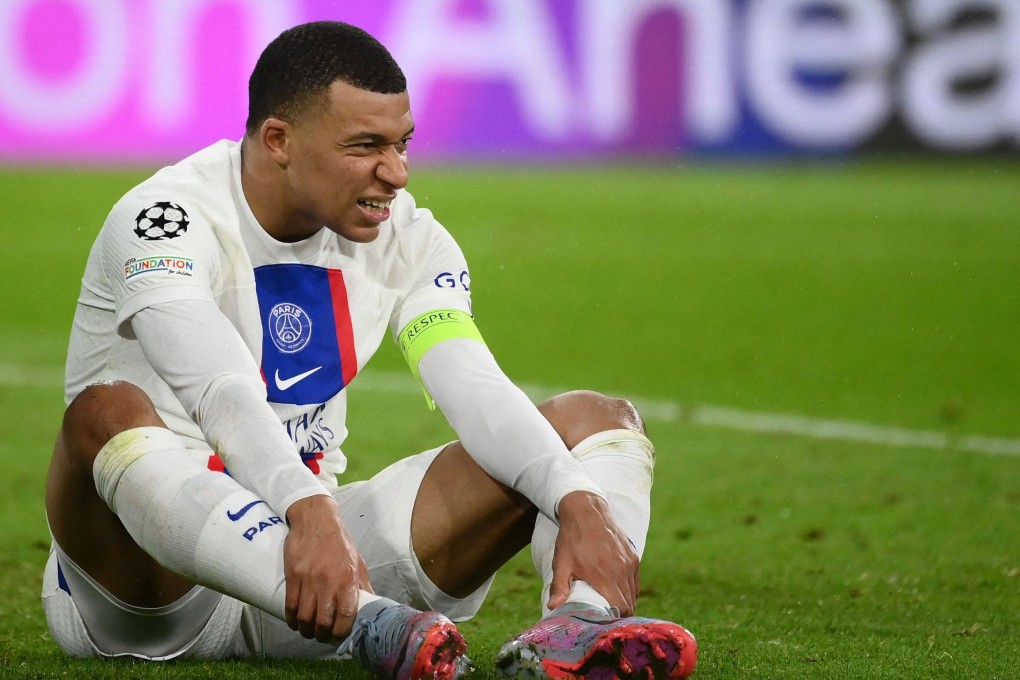 Paris Saint-Germain’s French forward Kylian Mbappe during the Uefa Champions League round of 16 match at Bayern Munich. Photo: AFP