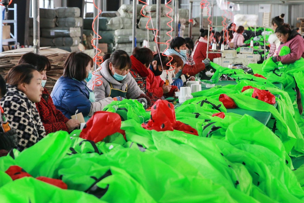 China’s producer price index (PPI) fell by 1.4 per cent in February, year on year, down from a year-on-year fall of 0.8 per cent in January. Photo: AFP