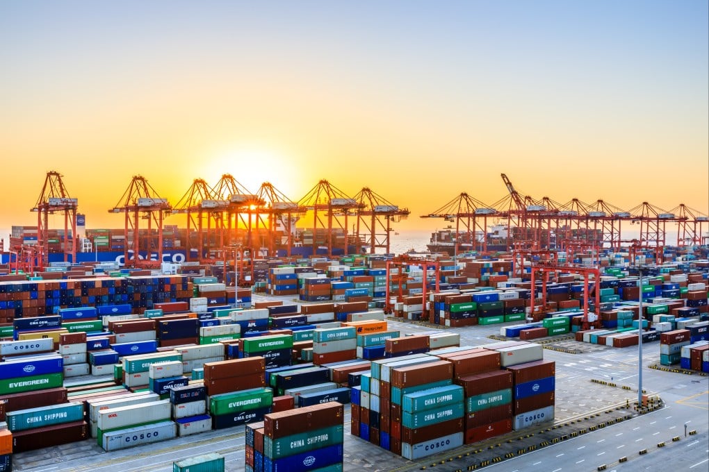 Shanghai Yangshan Deepwater Port Container Cargo Terminal in Shanghai has become one of the world’s largest container port. Oil markets appear set for another period of turbulence as China’s air and road travel have roared back. Photo: Shutterstock