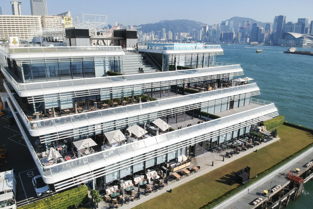 Aerial view of Wharf’s Hexa at Ocean Terminal, Harbour City in Tsim Sha Tsui. Photo: Roy Issa