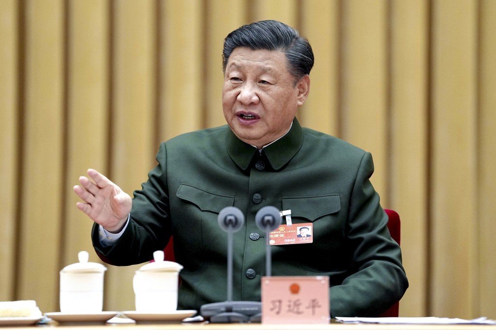 On Wednesday, Chinese President Xi Jinping told a PLA delegation to the National People’s Congress China had to speed up building national reserve systems suitable for the defence of a big country. Photo: Xinhua