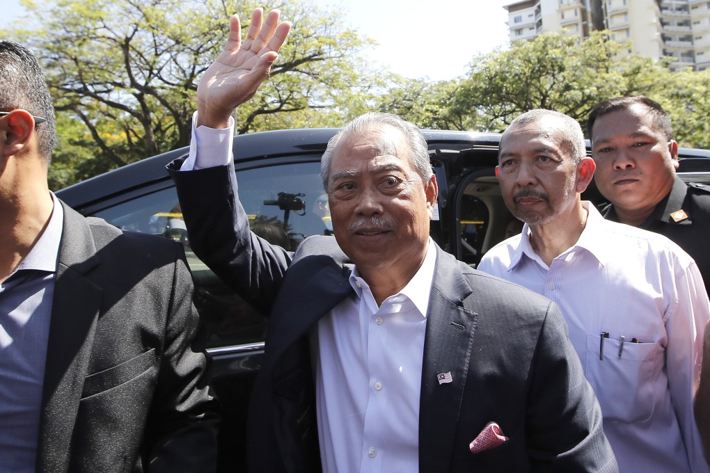 Malaysia’s former Prime Minister Muhyiddin Yassin arrives at the Malaysian Anti-Corruption Commission (MACC) headquarters in Putrajaya, Kuala Lumpur on March 9, 2023. Photo: AP