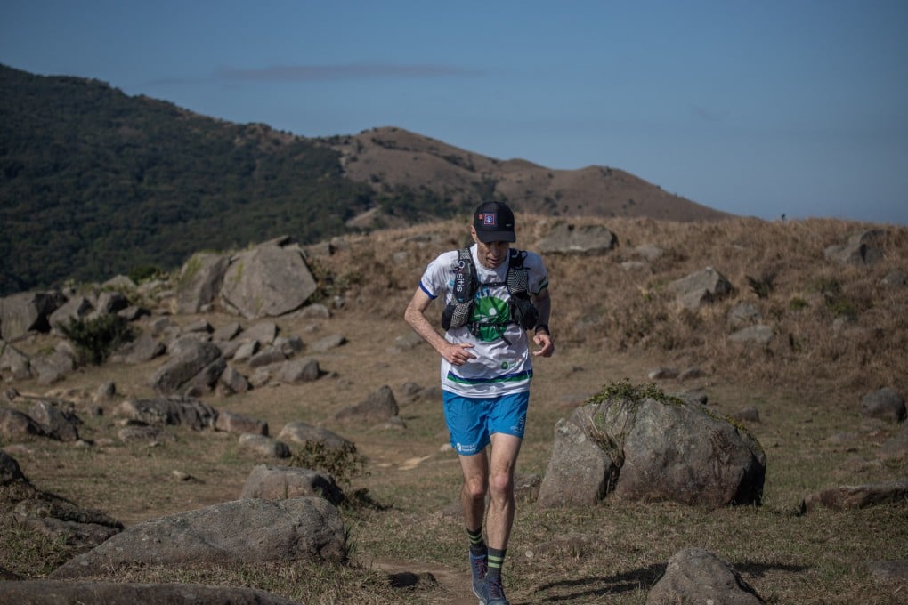 Will Hayward running up Tai Mo Shan, Hong Kong’s highest peak. Hayward, the dean of social sciences at Lingnan University in Hong Kong, takes part in gruelling endurance races to find balance and relieve stress. Photo: Will Hayward
