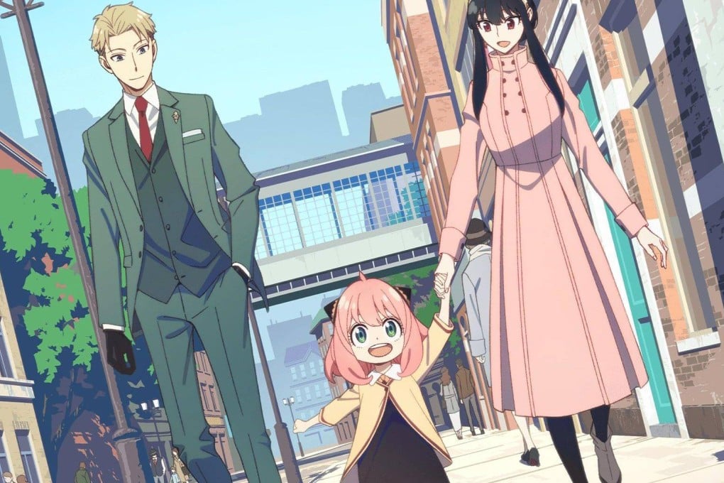 A still from “Spy x Family”, about a telepathic girl and her spy/assassin parents, one of the big variety of Japanese anime to watch on Crunchyroll, whose growth has helped drive a global explosion in the popularity of the genre. Photo: CloverWorks Studio