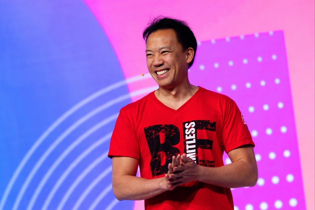 Jim Kwik at personal development conference Mindvalley Live Dubai. The brain coach has worked with celebrities from Jim Carrey to Bill Clinton. Photo: Mindvalley