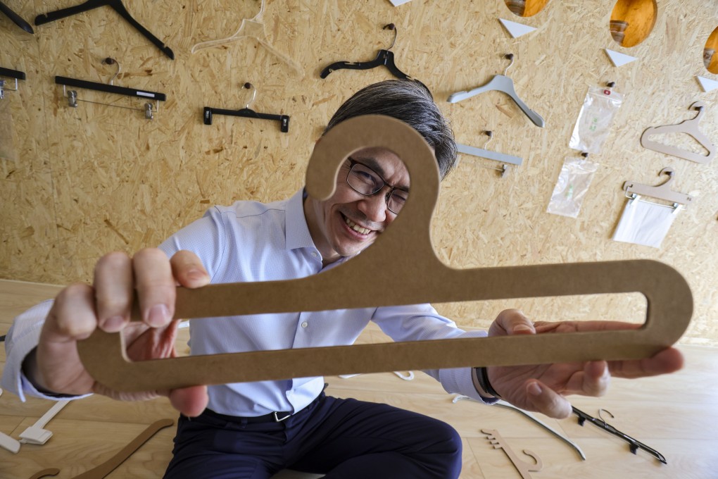 Paul Tai, regional director Asia ex-India, for Mainetti, the world’s largest clothes hanger supplier to use sustainable and recycled plastics. Photo: SCMP/May Tse
