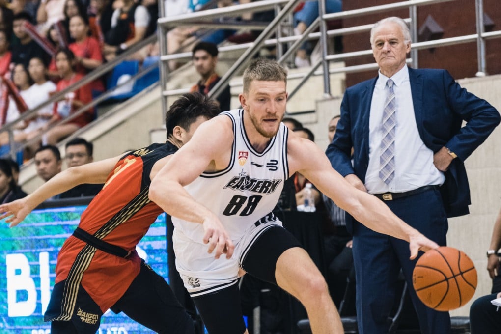 Dominic Gilbert had 24 points, 10 rebounds and 5 assists in Eastern’s 89-73 win over the Saigon Heat in Game 1 of the ABL play-offs finals. Photos: Handout