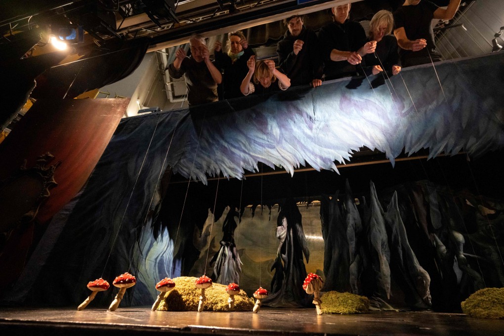 Puppeteers rehearse prior the Snow White fairytale puppet show at the Unesco-recognised Salzburg Marionette Theatre in Salzburg, Austria, in February 2023. Photo: AFP