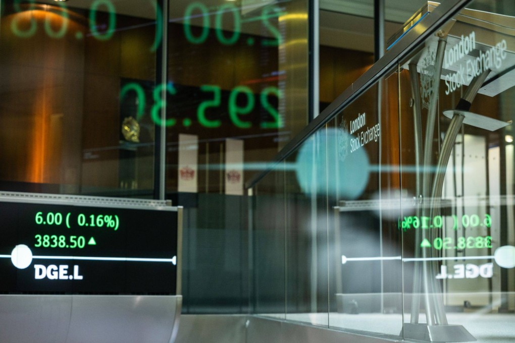 A FTSE share index board in the atrium of the London Stock Exchange Group Plc’s offices in London, UK. Photo: Bloomberg