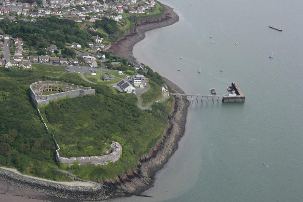 Fort Hubberstone, in the Welsh coastal town of Milford Haven, has been put on the market for around US$230,000. The listed building, built in the 1860s, housed US soldiers during the D-Day landings in 1944. Photo: West Wales Properties