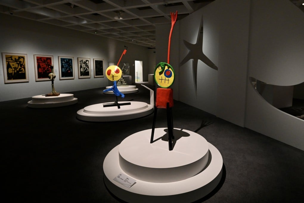 Installation view of “The Poetry of Everyday Life”. The exhibition of work by Joan Miró shows the Spanish artist’s use of everyday objects to explore “the meaning of life”, according to the director a museum in Spain which has lent many of the pieces for the show at the Hong Kong Museum of Art. Photo: Hong Kong Museum of Art