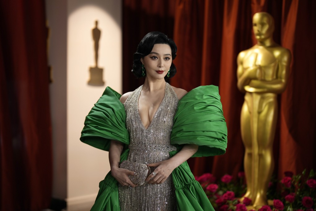 China’s Fan Bingbing arrives at the Oscars in Los Angeles on Sunday. Photo: AP