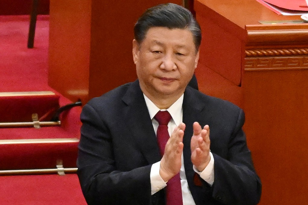 China’s President Xi Jinping applauds during the closing session of the National People’s Congress (NPC) at the Great Hall of the People in Beijing. Photo: Reuters