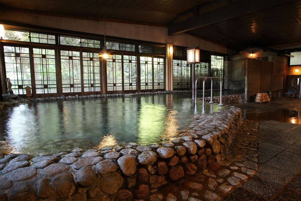 An onsen at Daimaru Besso in Fukuoka prefecture, Japan. An inspection of the ryokan in November found levels of bacteria 3,700 times over the allowable limit. Photo: Handout