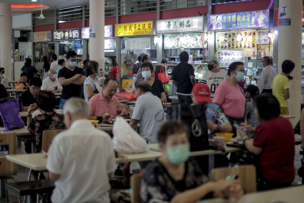 A hawker centre in Singapore. Photo: EPA-EFE