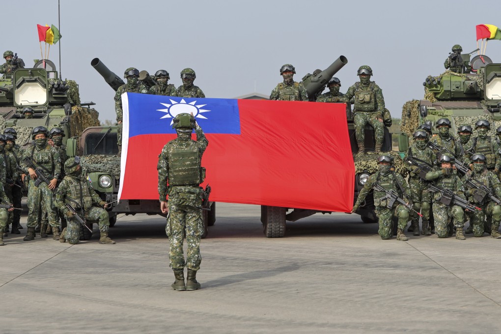 China will actively promote the “peaceful development” of cross-strait relations, President Xi Jinping told the nation’s top legislature on Monday, days after securing an unprecedented third term. Photo: AP