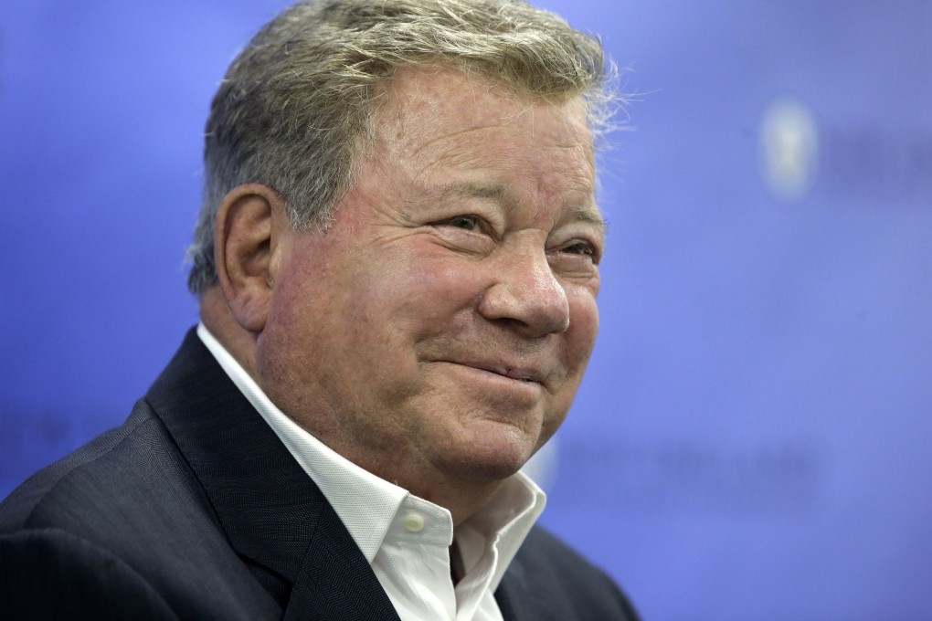 William Shatner after delivering the commencement address at the New England Institute of Technology graduation ceremonies, in Providence, Rhode, Island, the US, in 2018. Photo: AP