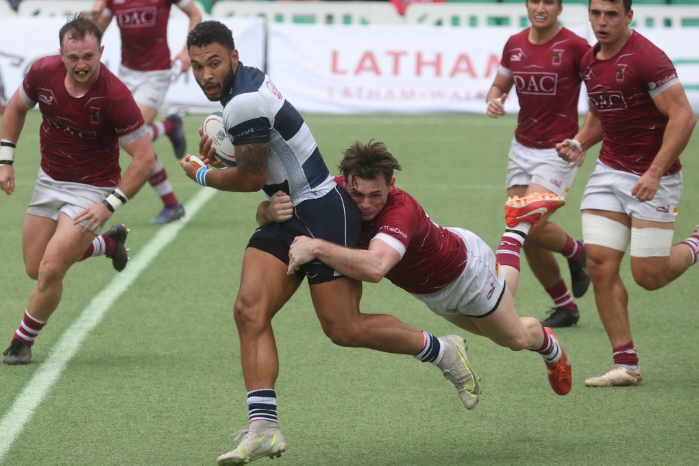 Hong Kong officials are to consider how to approach World Rugby’s opt-in tackling trial, although the city’s Premiership would be exempt. Photo: Yik Yeung-man