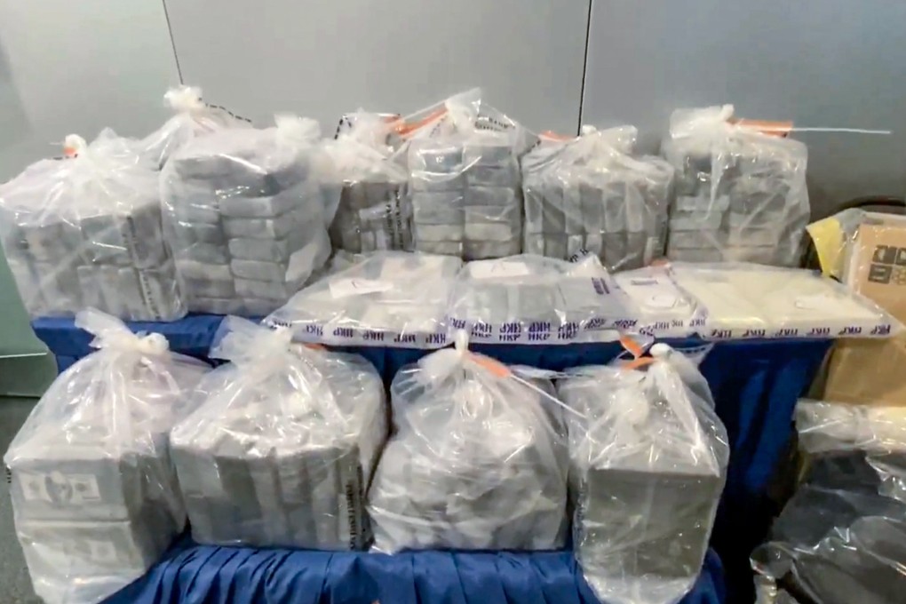 Police seize 164kg of suspected cocaine worth HK$136 million, arrest ...
