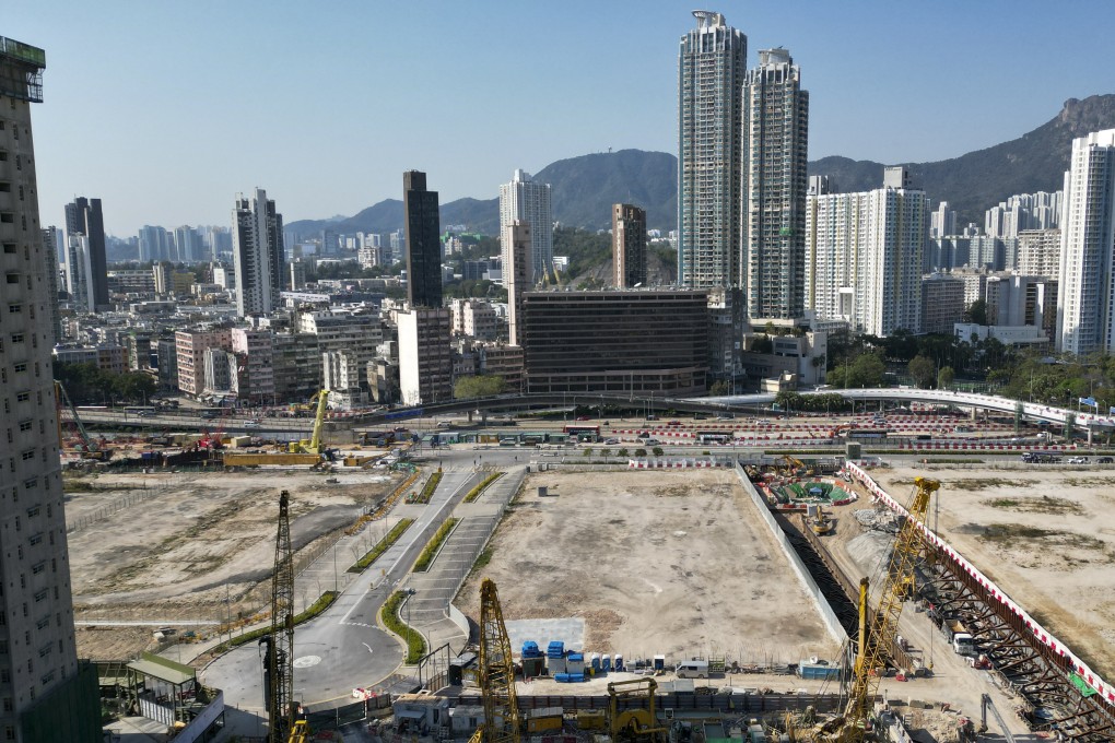 The Kai Tak site under the light public housing scheme. Photo: Sam Tsang