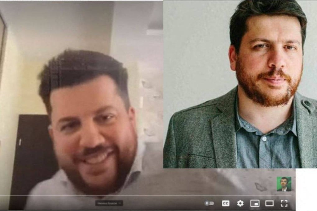 Alexei Stolyarov (Lexus) impersonating Leonid Volkov, a close ally of opposition figure Alexei Navalny. A picture of the real Volkov (right) for comparison. Photo: Proofpoint/AFP