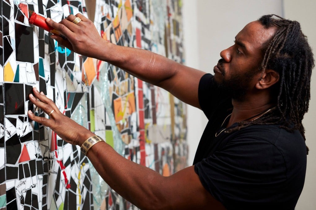 Artist Rashid Johnson. With his first solo exhibition in Asia about to open in Hong Kong, the American artist paints us a personal portrait of his creative journey. Photo: Axel Dupeux / Hauser & Wirth