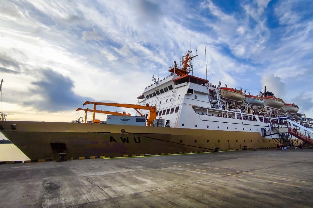 The Kapal Awu long-distance ferry in port at Benoa, Bali. Its operator, Pelni, has connected Indonesia’s cities and remote islands for decades, and a trip on one of its vessels affords the chance to see the country in a way few tourists do. Photo: Chan Kit Yeng