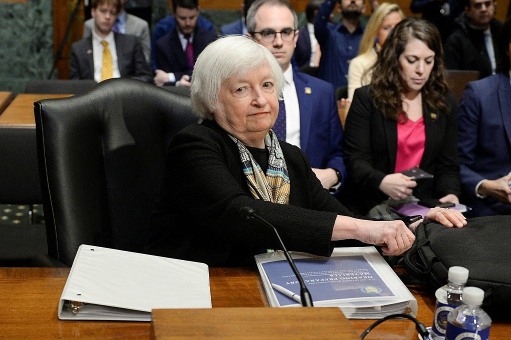 US Treasury Secretary Janet Yellen in Washington, US on Thursday. Photo: Reuters