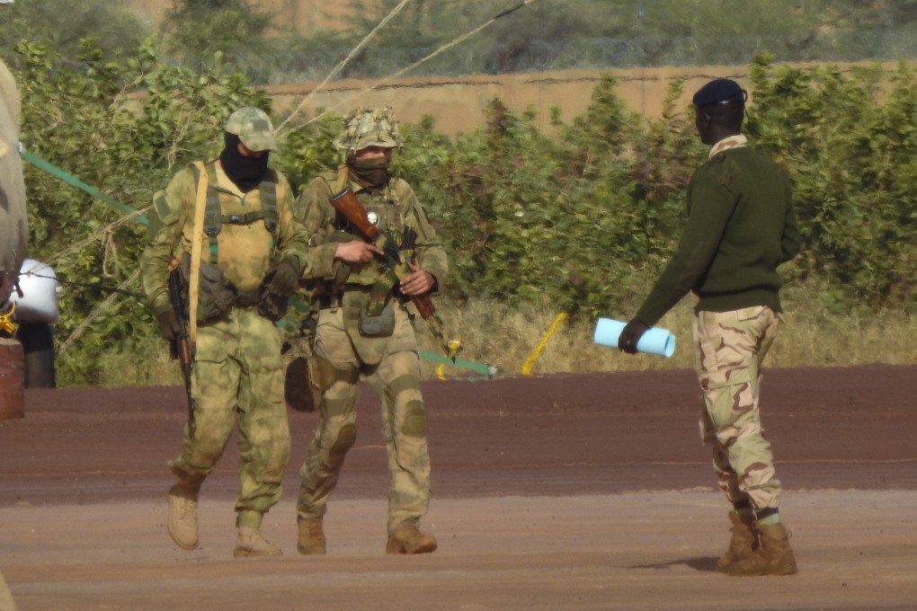This undated photograph handed out by French military shows Russian mercenaries in northern Mali. File photo: French Army via AP