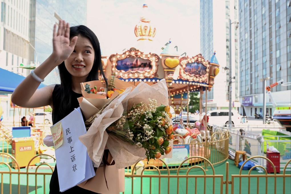 Zhou Xiaoxuan, the face of China’s #MeToo movement following her sexual harassment case against a prominent TV host, has highlighted the deep-rooted systemic imbalance of power at the workplace and in wider society. Photo: AFP