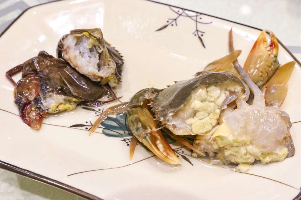 Artificial intelligence (AI) technology is being used to provide indoor farming solutions to nurture soft shell crabs. Photo: SCMP/ K. Y. Cheng