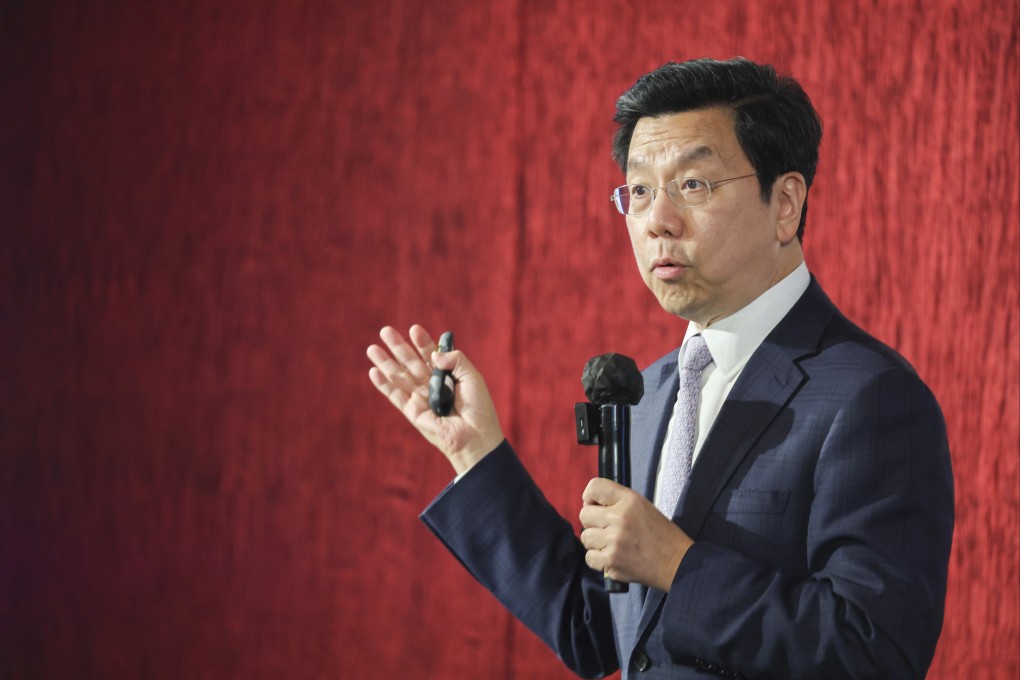 Lee Kai-fu, head of Sinovation Ventures, gives a talk on AI at the JW Marriott Hotel in Hong Kong, August 15, 2022. Photo: Edmond So