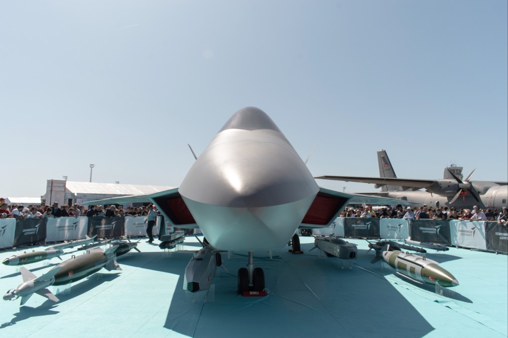 An earlier model of a TF-X jet fighter in Istanbul, Turkey in 2019. File photo: Shutterstock