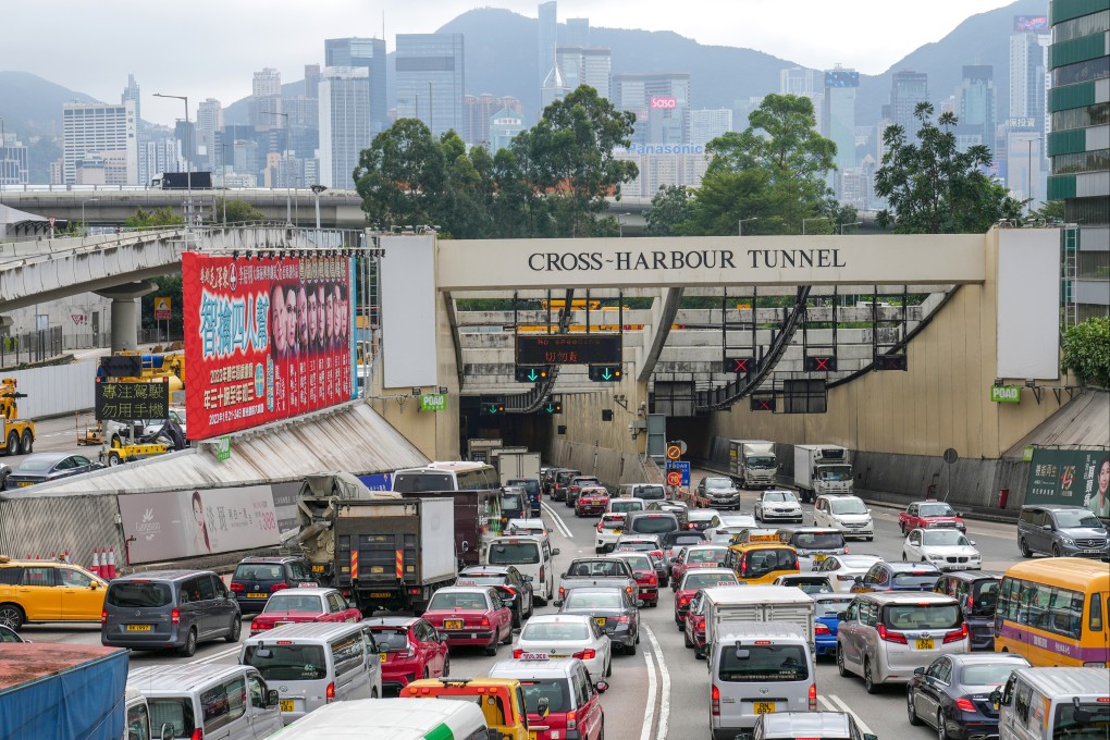 Traffic congestion at the Cross-Harbour Tunnel in Hung Hom. Photo: Sam Tsang