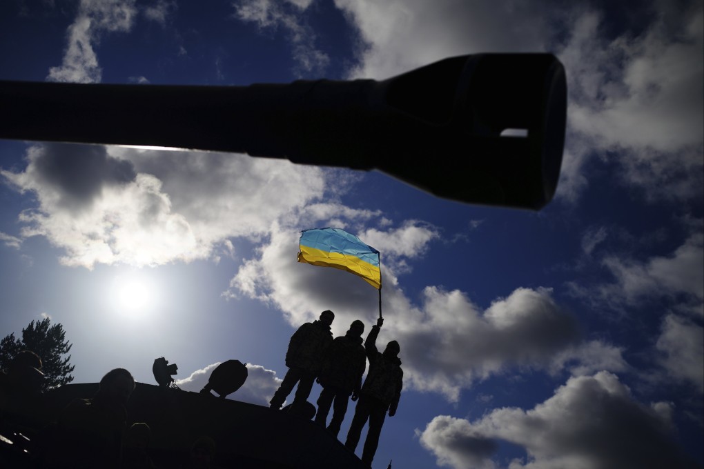 Ukrainian soldiers at Bovington Camp, a British Army military base where they are training on Challenger 2 tanks, in Dorset, England. Photo: AP