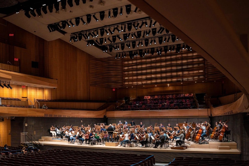 The New York Philharmonic rehearsing in New York last year. Photo: AFP