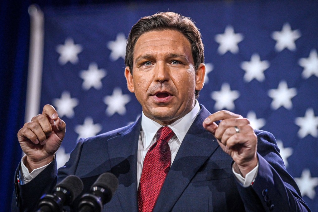 Florida Governor Ron DeSantis. File photo: AFP