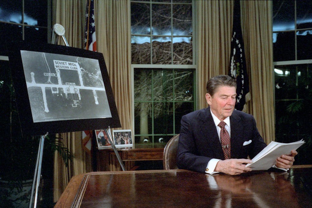 President Ronald Reagan addressed the nation on his Strategic Defence Initiative on March 23, 1983. File photo: Ronald Reagan Presidential Foundation
