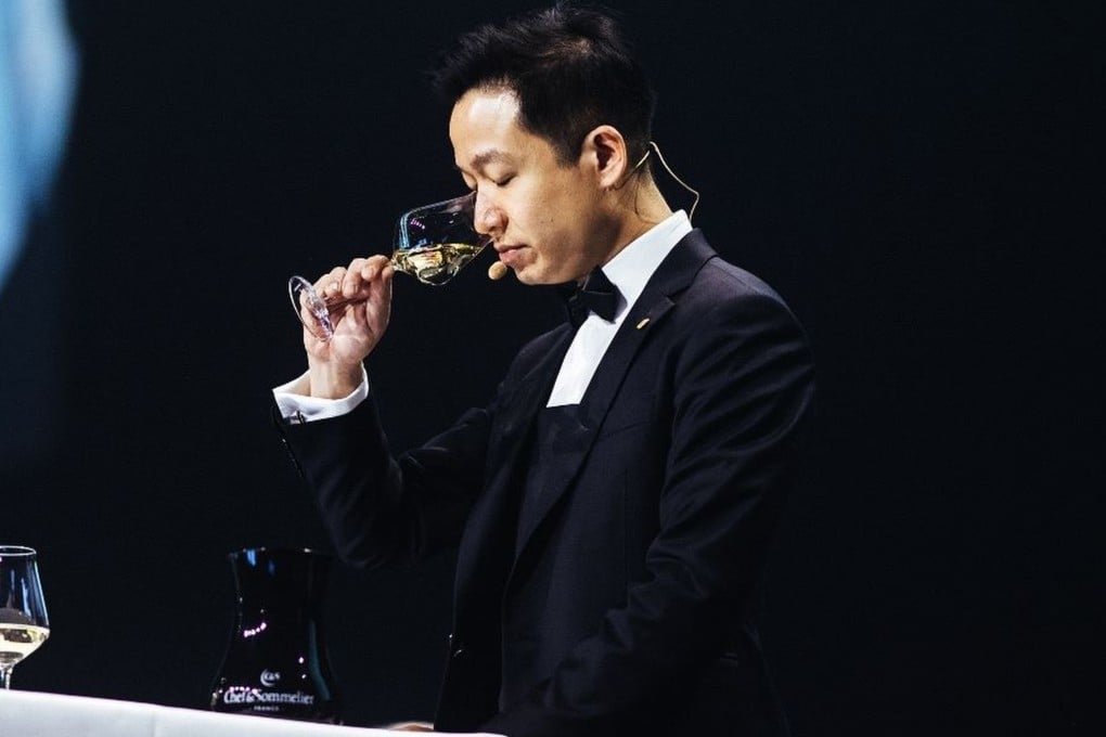 Reeze Choi Kam-fung at the ASI Best Sommelier of the World 2023 competition in Paris. The Hongkonger talks about his “unreal” journey from convenience store worker to third best sommelier in the world. Photo: Association de la Sommellerie Internationale/HrvProd