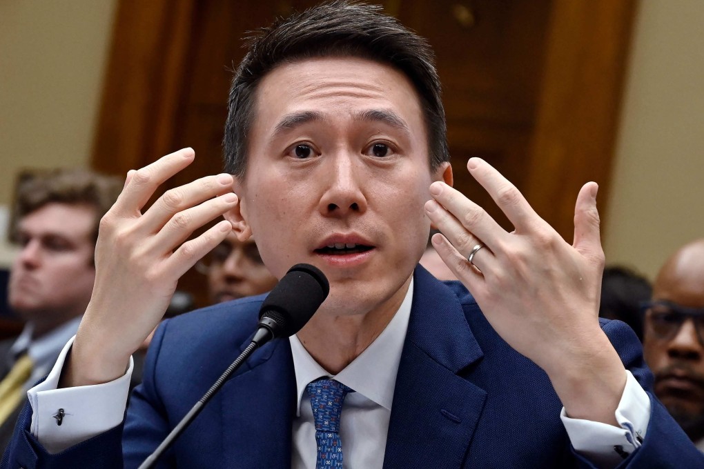 TikTok CEO Chew Shou Zi testifies before the US House of Representatives’ Energy and Commerce. Photo: AFP