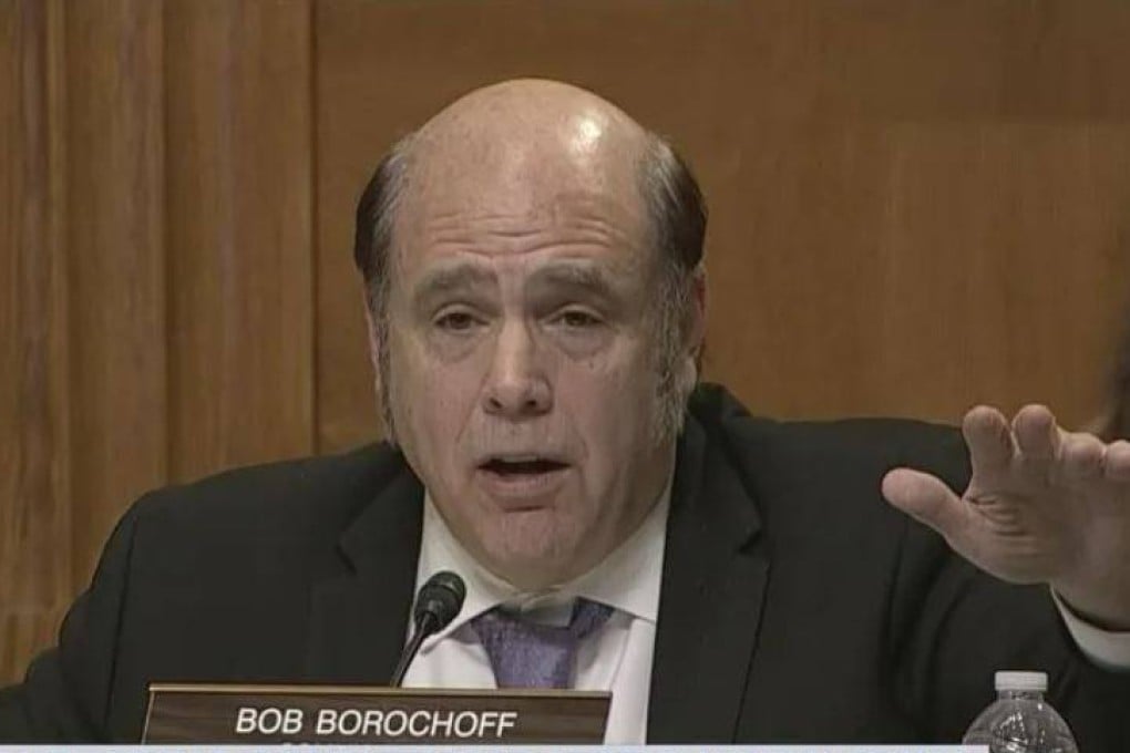 Robert Borochoff, co-chair of the US-China Economic and Security Review Commission. Photo: C-span
