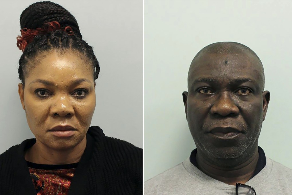 Senator Ike Ekweremadu (right) and Beatrice Ekweremadu have been found guilty of conspiring to transport a street trader to the UK as part of an organ-harvesting plot. Photo: AP