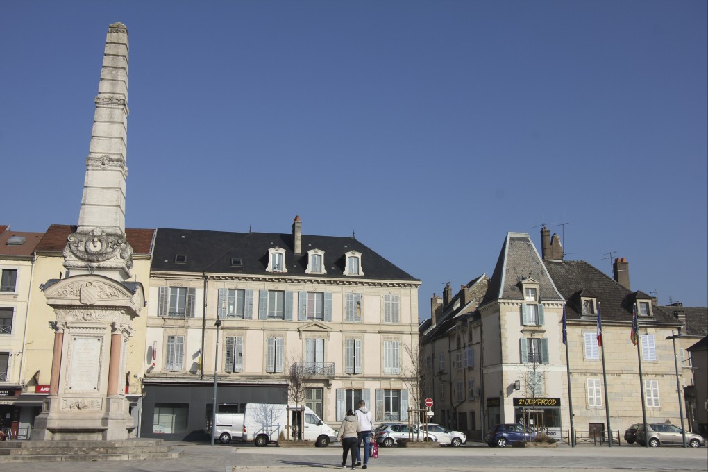 Stars attending the Vesoul International Film Festival of Asian Cinema stay at the hotel and lunch at bistros on Vesoul’s main square, Place de la Republique, which is marked by a war memorial and is the venue for a busy food market twice a week. Photo: John Brunton