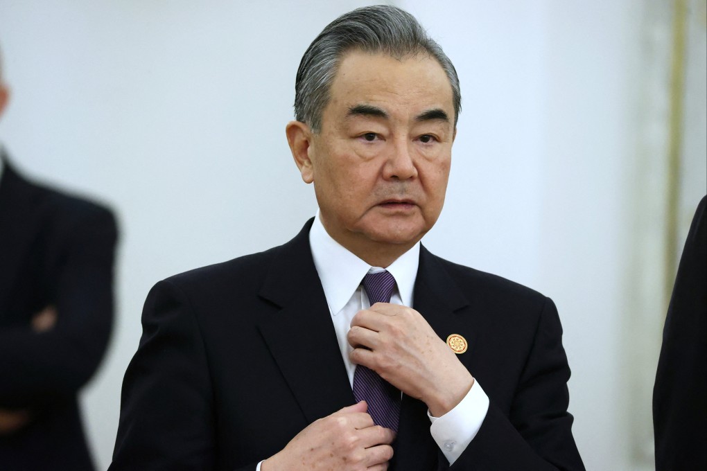 China’s top diplomat Wang Yi urged European countries to “play their due role” to promote peace and talks. Photo: Pool via Reuters