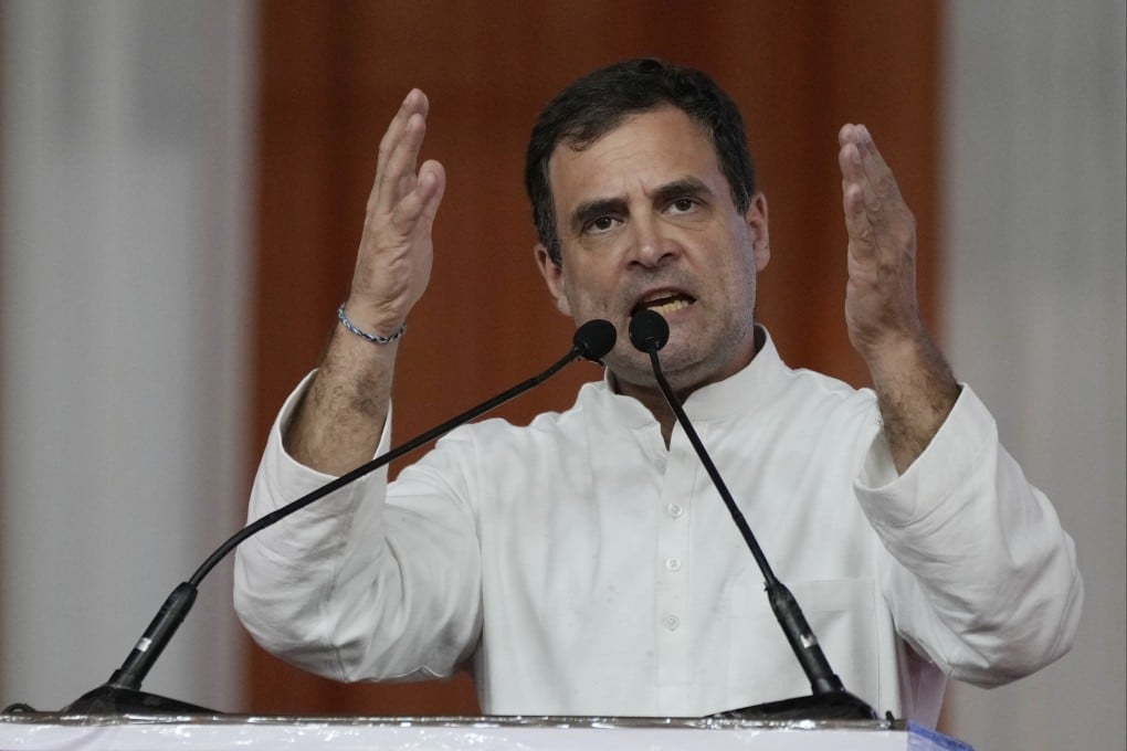 India’s opposition Congress party leader Rahul Gandhi has lost his parliamentary seat. Photo: AP