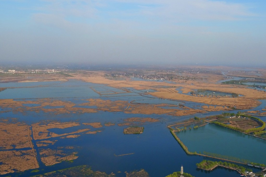 Baiyangdian, northern China’s largest freshwater wetland, is one of the key waterways targeted in the clean-up plan. Photo: Xinhua