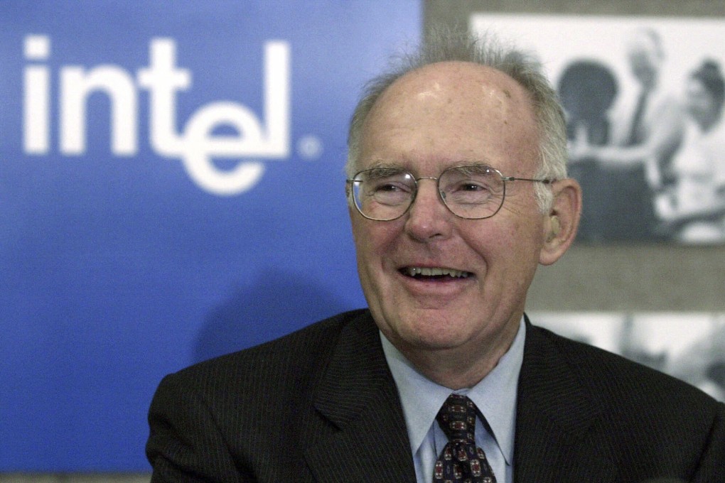 Gordon Moore, the co-founder of Intel Corporation, has died at the age of 94. Photo: AP